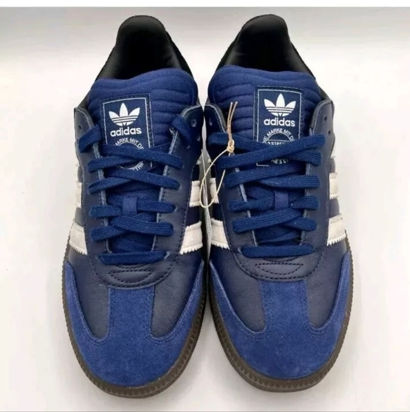Adidas Men’s Samba XLG Originals Size 7.5 Dark Blue Gum |IE9179| - Picture 3 of 4